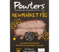 Powters ‘Newmarket Pig’ Newmarket Sausage