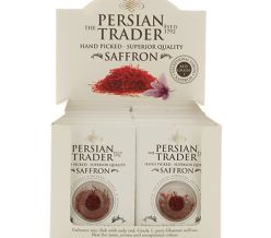 The finest Persian saffron exquisitely packaged, a must have for any spice rack.