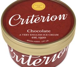 Criterion Chocolate Ice Cream 130ml individual tub