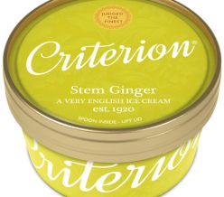 Criterion Stem Ginger Ice Cream 130ml individual tub