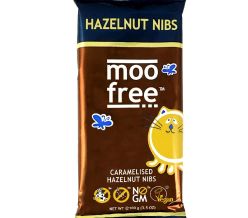 Moo Free - Caramelised Hazelnut Nibs Bar (100g)