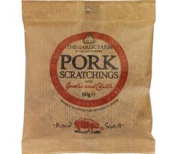 Pork Scratchings with Garlic and Chilli 60g