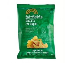 Fairfields Farm Sea Salt and Aspall Cyder Vinegar handcooked Crisps