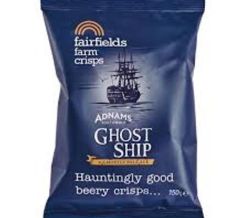 Fairfields Farm Adnams Ghostship Pale Ale handcooked Crisps