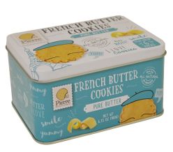 Pierre Biscuiterie French Pure Butter Cookies in tin