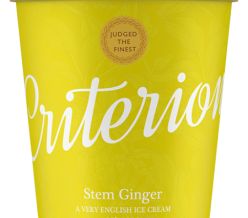 Criterion Stem Ginger Ice Cream 500ml tub