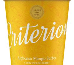 Criterion Alphonso Mango Sorbet 500ml tub