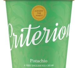 Criterion Pistachio Ice Cream 500ml tub