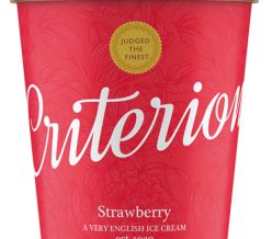 Criterion Strawberry Ice Cream 500ml tub