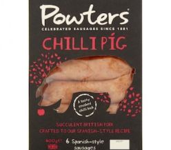 Powters ‘Chilli Pig’ Sausage