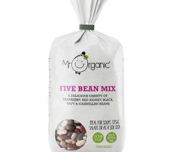 Mr Organic 5 Beans Mix Cranberry, Red Kidney, Black, Navy & Cannellini 500g
