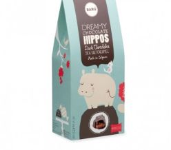 BARÚ Dreamy Chocolate Hippos - Dark Chocolate & Sea Salt Caramel 60g