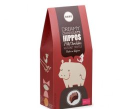 BARÚ Dreamy Chocolate Hippos - Milk Chocolate & Hazelnut Truffle 60g