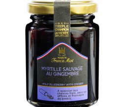 Wild blueberry and ginger jam