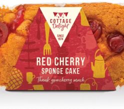 Red Cherry Sponge Cake