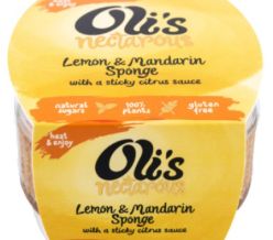 Hot Lemon & Mandarin Sponge With A Sticky Sauce