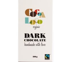 Cocoa Loco Dark Chocolate Bar 100g (Organic & Fairtrade)