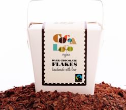 Cocoa Loco 55% Dark Hot Chocolate Drinking Flakes 200g (Organic & Fairtrade)