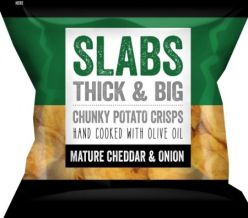 SLABS CRISPS mature cheddar & onion