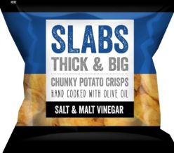 SLABS CRISPS salt and malt vinegar