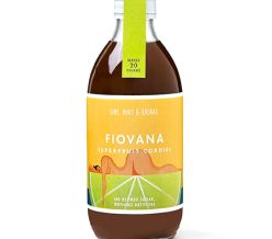 Lime, Mint and Baobab superfruit cordial (330ml bottle)