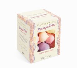 Flower & White Meringue Drops - Rainbow Fruit