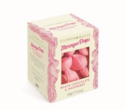 Meringue Drops - White Chocolate & Raspberry