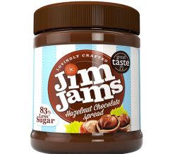 JimJams 83% Less Sugar Hazelnut Chocolate Spread