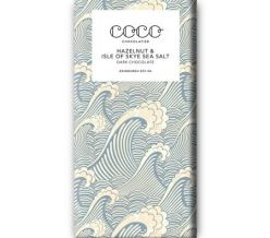 Hazelnut & Isle of Skye Sea Salt Dark Chocolate Bar