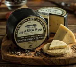 Isle of Arran Cheddar with Cracked Black Pepper