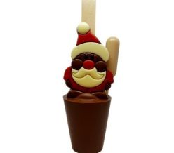 Irish Cream Drunken Santa Hot Chocolate Spoon