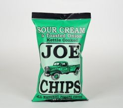 JOE CHIPS 5 oz Sour Cream and Toasted Onion