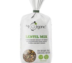 Mr Organic Lentils, Pearl Spelt, Pearl Barley, Green Peas & Mung Beans 500g