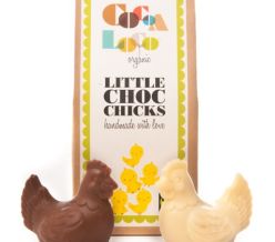 Cocoa Loco Milk & White Chocolate Chicks 100g (Organic & Fairtrade)