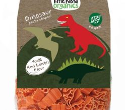 Little Pasta Organics Red Lentil Dinosaur Shaped Pasta