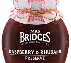 Mrs Bridges Raspberry & Rhubarb Preserve
