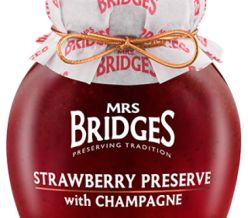 Mrs Bridges Strawberry Preserve with Champagne