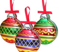Baubles Tins w/ 100g English Toffees