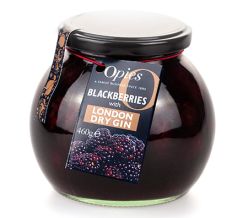 Blackberries with Gin