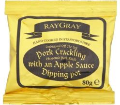 Crackling with Apple Sauce Dip