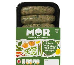 Super Green Veg & Lentil Sausages,