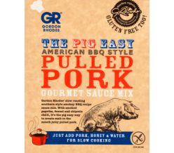Gordon Rhodes The Pig Easy American BBQ Style Pulled Pork Gourmet Sauce Mix