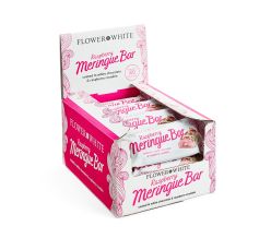 Flower & White Raspberry Meringue Bar