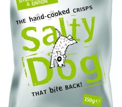 Salty Dog Strong Cheddar and Onion Hand Cooked Crisps