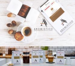 AROMISTICO COFFEE ROMA BLEND, Finest Smooth Medium/Dark Roast, GROUND