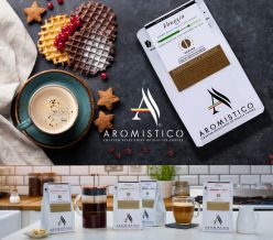 AROMISTICO COFFEE VENEZIA BLEND, Intense Crema Light Roast, GROUND