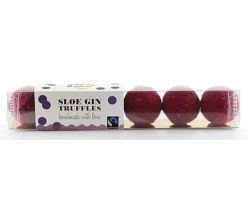 Cocoa Loco Sloe Gin Truffles 100g (Organic & Fairtrade)