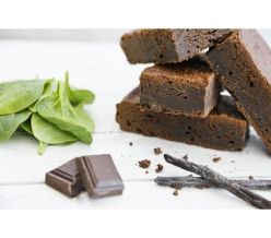 Chocolate Brownies with Spinach
