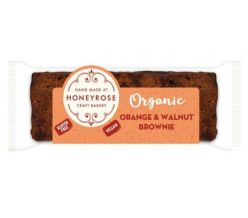 Orange & Walnut Brownie, Organic, Gluten Free & Vegan