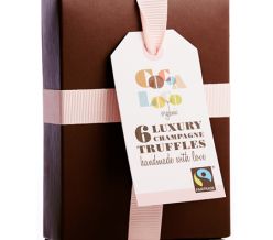 Cocoa Loco Milk Chocolate Champagne Truffles 100g (Organic & Fairtrade)